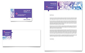 Cancer Treatment Business Card & Letterhead Template - Word, Publisher, InDesign, Illustrator, Pages, QuarkXPress, CorelDraw