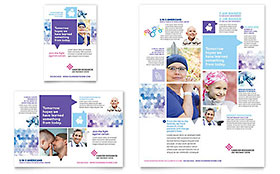 Cancer Treatment Flyer & Ad Template - Word, Publisher, InDesign, Illustrator, Pages, QuarkXPress, CorelDraw