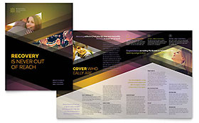 Rehab Center Brochure Template - Word, Publisher, InDesign, Illustrator, Pages, QuarkXPress, CorelDraw
