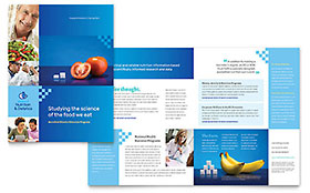 Dietitian Brochure Template - Word, Publisher, InDesign, Illustrator, Pages, QuarkXPress, CorelDraw