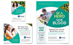 Doctor's Office Flyer & Ad Template - Word, Publisher, InDesign, Illustrator, Pages, QuarkXPress, CorelDraw