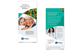 Doctor's Office Rack Card Template - Word, Publisher, InDesign, Illustrator, Pages, QuarkXPress, CorelDraw