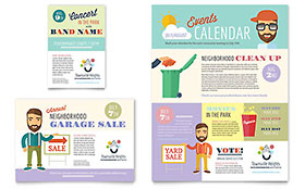 Homeowners Association Flyer & Ad Template - Word, Publisher, InDesign, Illustrator, Pages, QuarkXPress, CorelDraw