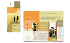 HR Consulting Trifold Brochure Template - Word, Publisher, InDesign, Illustrator, Pages, QuarkXPress, CorelDraw