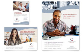 Marketing Consulting Group Flyer & Ad Template - Word, Publisher, InDesign, Illustrator, Pages, QuarkXPress, CorelDraw