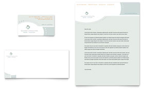 Business Consulting Business Card & Letterhead Template - Word, Publisher, InDesign, Illustrator, Pages, QuarkXPress, CorelDraw