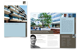 Architect Brochure Template - Word, Publisher, InDesign, Illustrator, Pages, QuarkXPress, CorelDraw