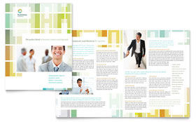 Business Solutions Consultant Brochure Template - Word, Publisher, InDesign, Illustrator, Pages, QuarkXPress, CorelDraw