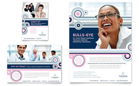 Marketing Agency Flyer & Ad Template - Word, Publisher, InDesign, Illustrator, Pages, QuarkXPress, CorelDraw