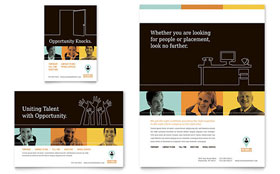 Recruiter Flyer & Ad Template - Word, Publisher, InDesign, Illustrator, Pages, QuarkXPress, CorelDraw