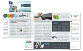 Business Analyst Newsletter Template - Word, Publisher, InDesign, Illustrator, Pages, QuarkXPress, CorelDraw