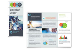 Business Analyst Trifold Brochure Template - Word, Publisher, InDesign, Illustrator, Pages, QuarkXPress, CorelDraw