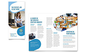 Employment Agency Trifold Brochure Template - Word, Publisher, InDesign, Illustrator, Pages, QuarkXPress, CorelDraw