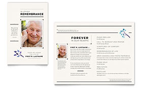 Funeral Services Newsletter Template - Word, Publisher, InDesign, Illustrator, Pages, QuarkXPress, CorelDraw