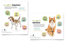 Pet Store Poster Template - Word, Publisher, InDesign, Illustrator, Pages, QuarkXPress, CorelDraw