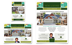 Real Estate Flyer & Ad Template - Word, Publisher, InDesign, Illustrator, Pages, QuarkXPress, CorelDraw