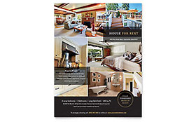 House for Rent Flyer Template - Word, Publisher, InDesign, Illustrator, Pages, QuarkXPress, CorelDraw
