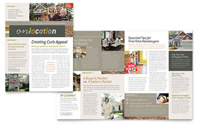 Free Real Estate Newsletter Template - Word, Publisher, InDesign, Illustrator, Pages, QuarkXPress, CorelDraw