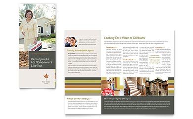 Free Real Estate Trifold Brochure Template - Word, Publisher, InDesign, Illustrator, Pages, QuarkXPress, CorelDraw