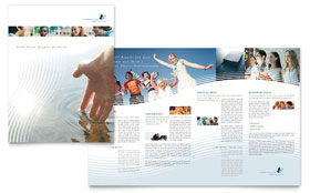 Christian Ministry Brochure Template - Word, Publisher, InDesign, Illustrator, Pages, QuarkXPress, CorelDraw