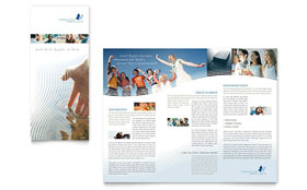 Christian Ministry Trifold Brochure Template - Word, Publisher, InDesign, Illustrator, Pages, QuarkXPress, CorelDraw
