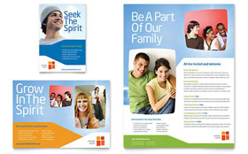 Church Youth Ministry Flyer & Ad Template - Word, Publisher, InDesign, Illustrator, Pages, QuarkXPress, CorelDraw