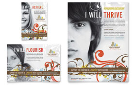 Church Youth Group Flyer & Ad Template - Word, Publisher, InDesign, Illustrator, Pages, QuarkXPress, CorelDraw