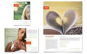 Christian Church Religious Flyer & Ad Template - Word, Publisher, InDesign, Illustrator, Pages, QuarkXPress, CorelDraw