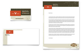 Hunting Guide Business Card & Letterhead Template - Word, Publisher, InDesign, Illustrator, Pages, QuarkXPress, CorelDraw