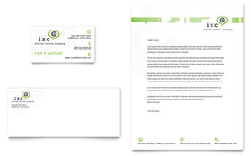ISP Internet Service Business Card & Letterhead Template - Word, Publisher, InDesign, Illustrator, Pages, QuarkXPress, CorelDraw