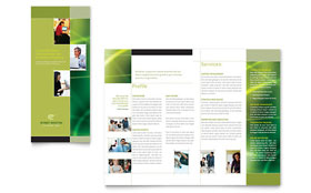 Internet Marketing Trifold Brochure Template - Word, Publisher, InDesign, Illustrator, Pages, QuarkXPress, CorelDraw