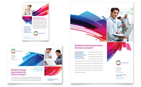 Software Solutions Flyer & Ad Template - Word, Publisher, InDesign, Illustrator, Pages, QuarkXPress, CorelDraw