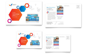 Free Printable Postcard Template - Word, Publisher, InDesign, Illustrator, Pages, QuarkXPress, CorelDraw