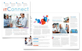 Free Printable Newsletter Template - Word, Publisher, InDesign, Illustrator, Pages, QuarkXPress, CorelDraw