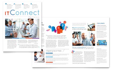 Free Printable Newsletter Template - Word, Publisher, InDesign, Illustrator, Pages, QuarkXPress, CorelDraw