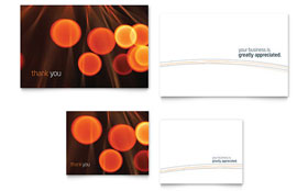 Free Business Note Card Template - Word, Publisher, InDesign, Illustrator, Pages, QuarkXPress, CorelDraw