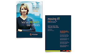 Free Business Announcement Template - Word, Publisher, InDesign, Illustrator, Pages, QuarkXPress, CorelDraw