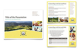 Golf Resort Presentation Template - PowerPoint