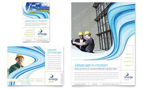 Renewable Energy Consulting Flyer & Ad Template - Word, Publisher, InDesign, Illustrator, Pages, QuarkXPress, CorelDraw