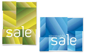 Storewide Clearance Sale Poster Template - Word, Publisher, InDesign, Illustrator, Pages, QuarkXPress, CorelDraw